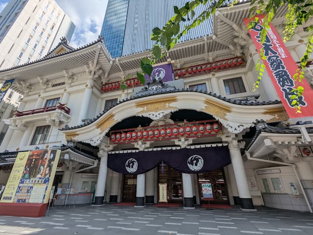 2025年7月「七月大歌舞伎」が開催されている歌舞伎座