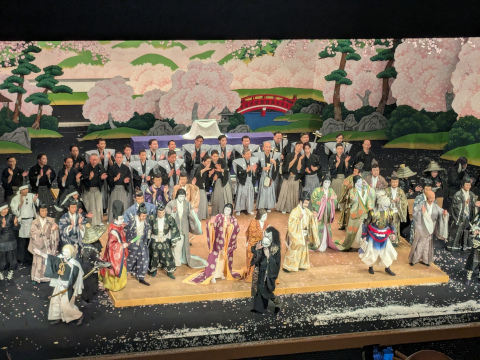 カーテンコールでは写真撮影タイム